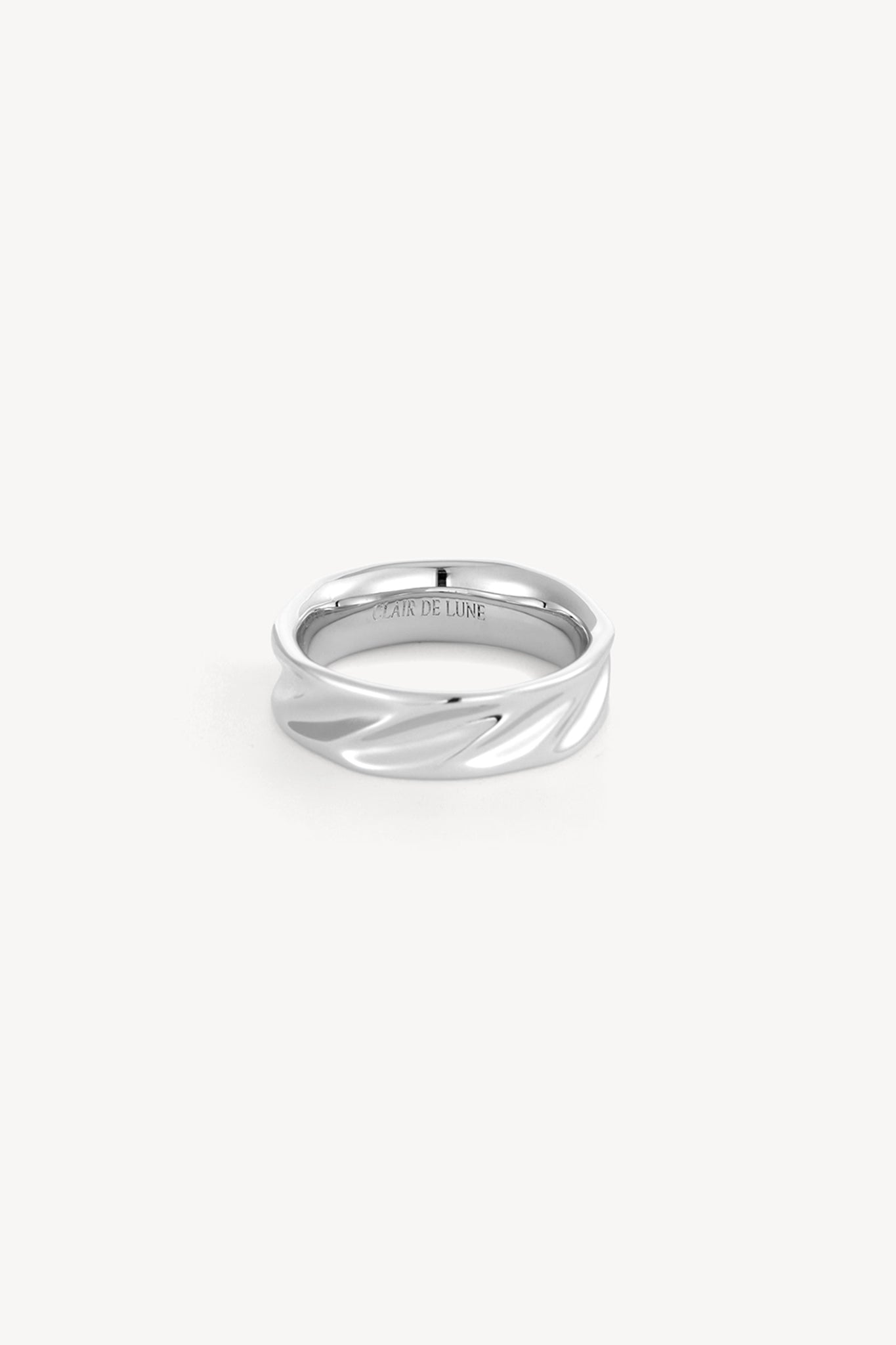 Wave Trim Ring Silver