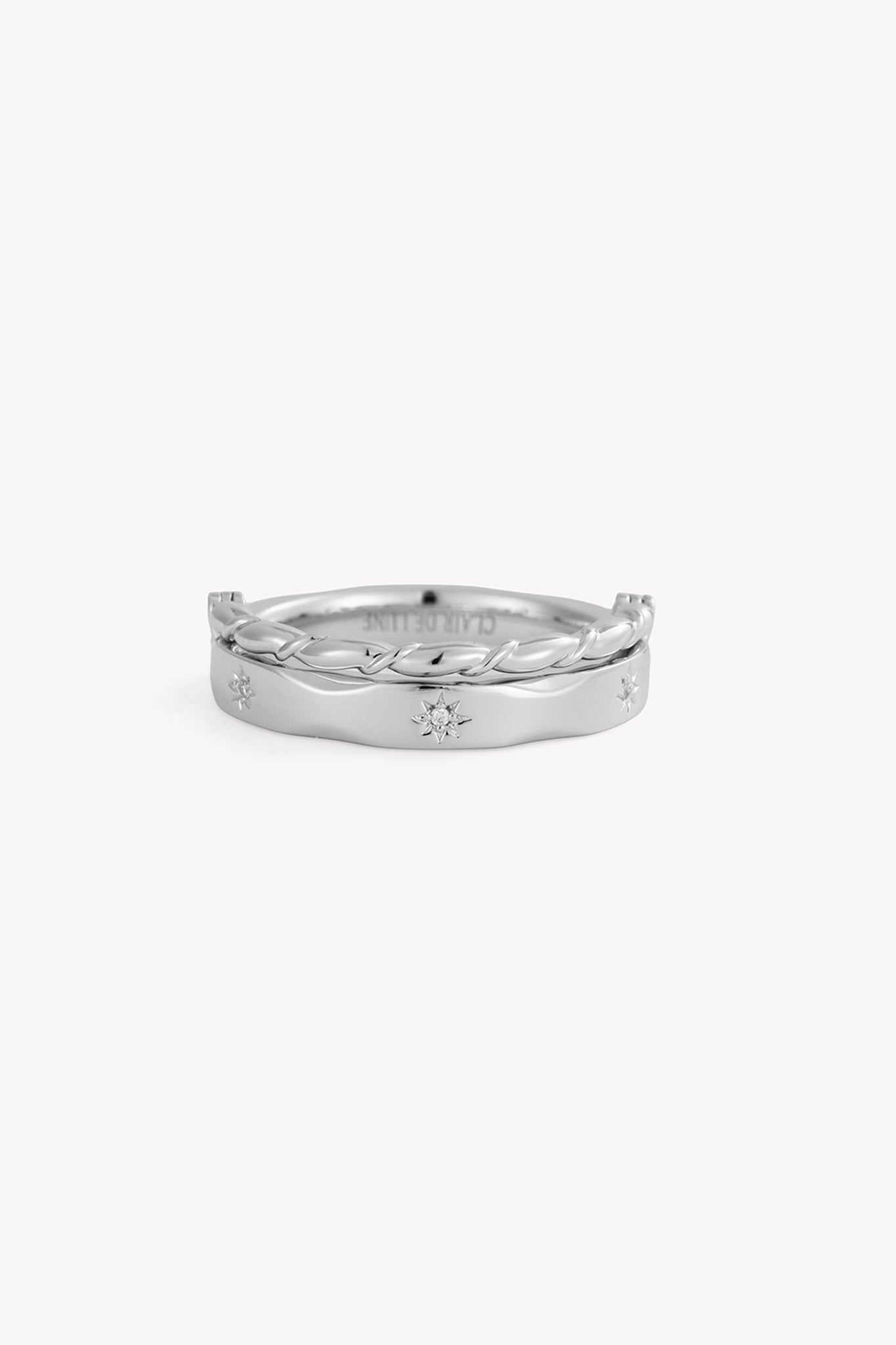 Mark Band Ring Silver
